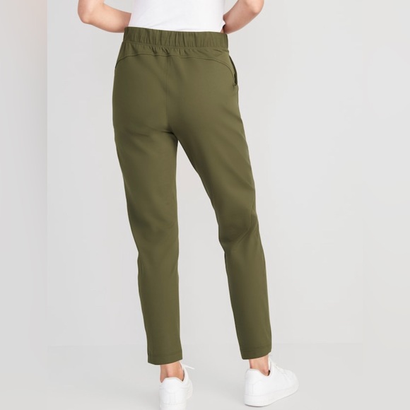 NWT! Arboretum Green High-Waisted Powersoft Coze Edition Slim Taper Pants 🌸 - Picture 2 of 6